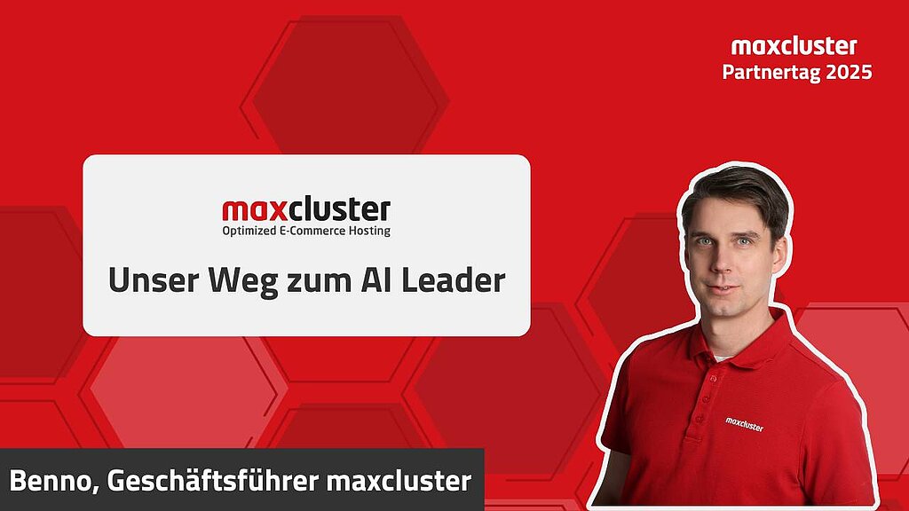 maxcluster-Partnertag Benno maxcluster AI-Leader