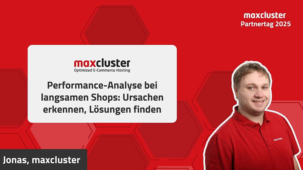 maxcluster-Partnertag Vortrag Jonas Performance