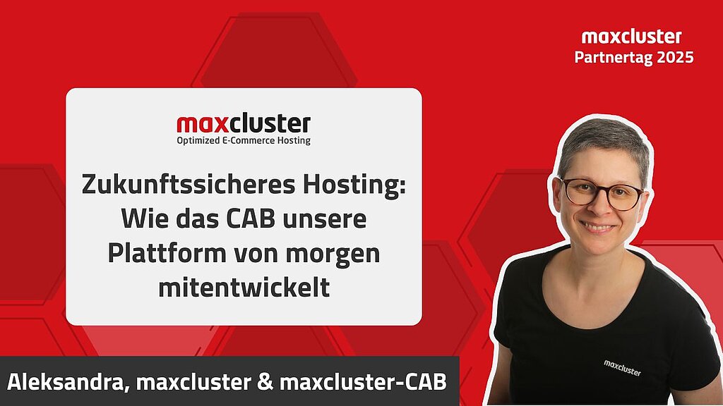 maxcluster-Partnertag Vortrag CAB