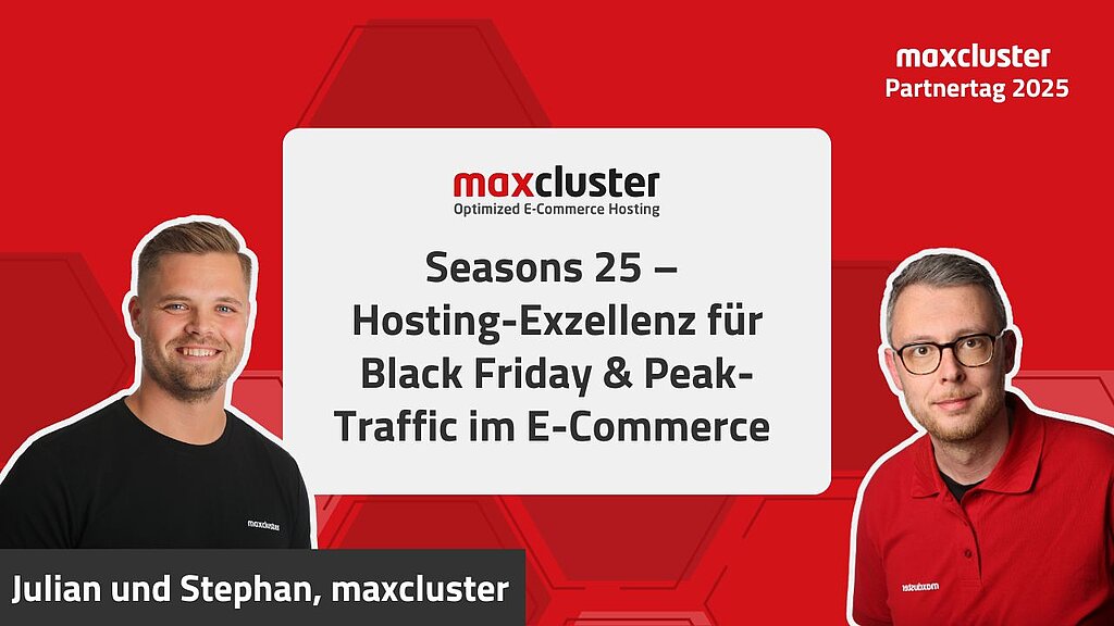 maxcluster-Partnertag Vortrag Seasons 25