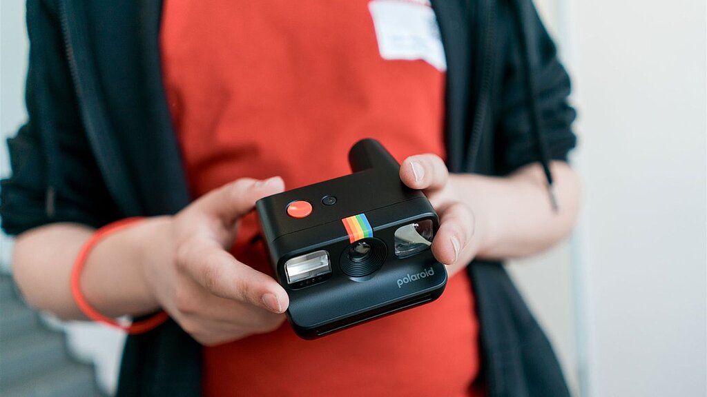 Polaroid Kamera maxcluster-Partnertag