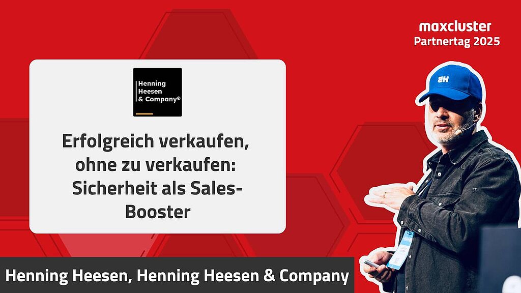maxcluster-Partnertag Vortrag Henning Heesen