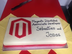 Magento 2 Certified Associate Developer bei maxcluster - Magento Kuchen