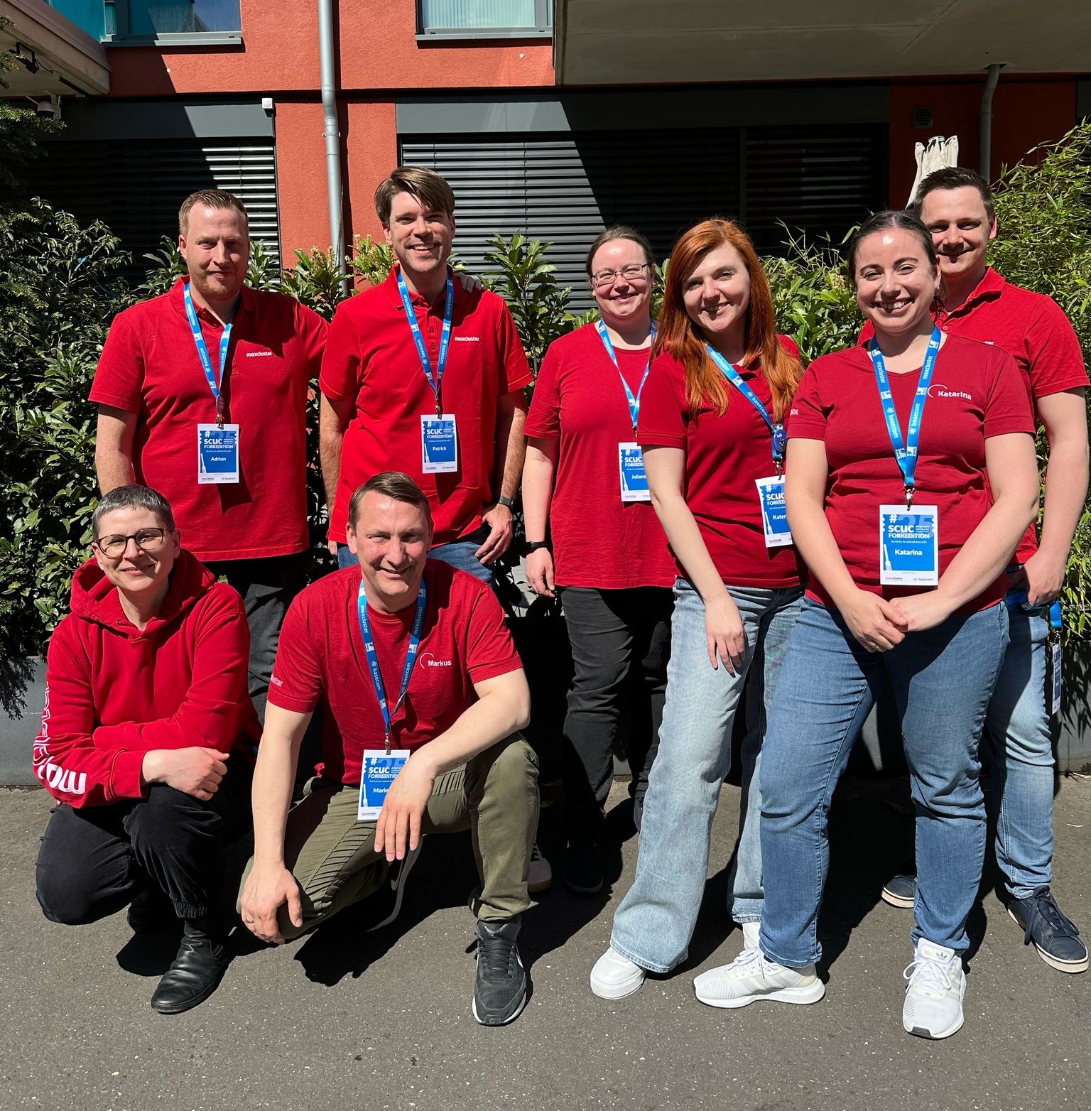 Das maxcluster-Team bei der SCUC25 